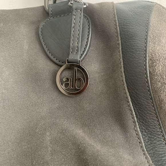 Aubrey Brooke Gray Satchel - Picture 2 of 4